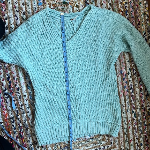Free People Mint Chunky Sweater - Picture 6 of 7